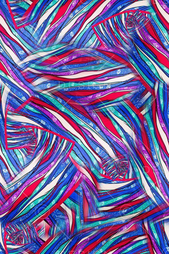 条纹印花华亿平台图片