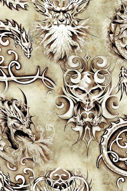 骷髅印花华亿平台图片