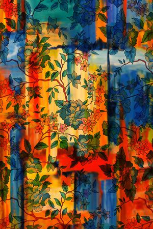 香云纱印花华亿平台图片