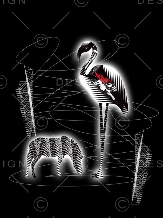 线条印花华亿平台图片