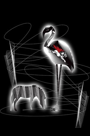 线条印花华亿平台图片