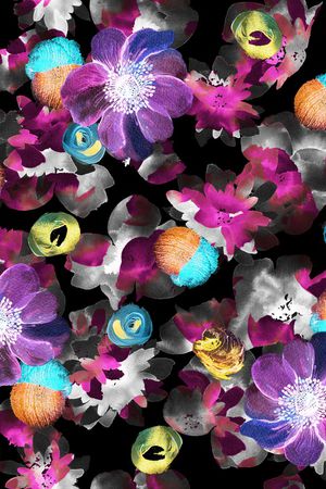 抽象印花华亿平台图片