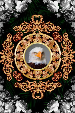 动物花卉印花华亿平台图片