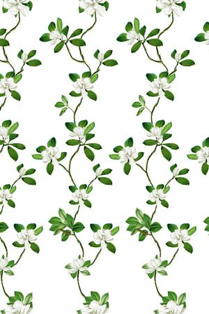 手绘花卉印花华亿平台图片