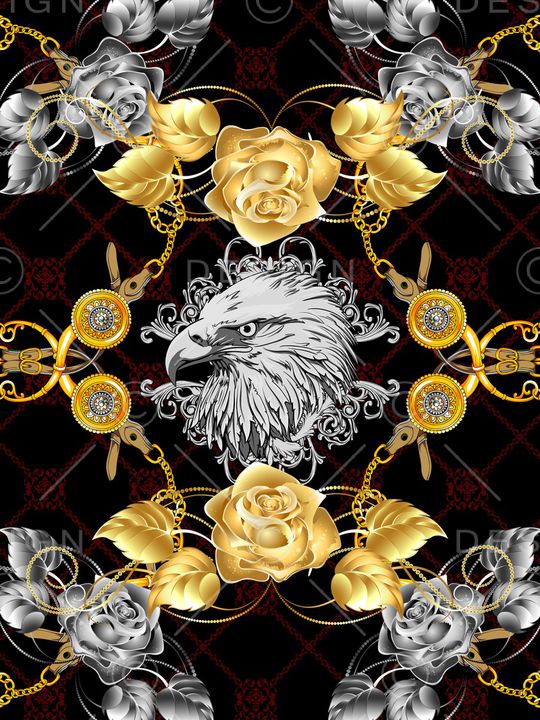 动物花卉印花华亿平台图片