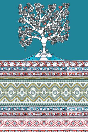 民族风印花华亿平台图片