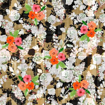 1074959-格子叠繁花