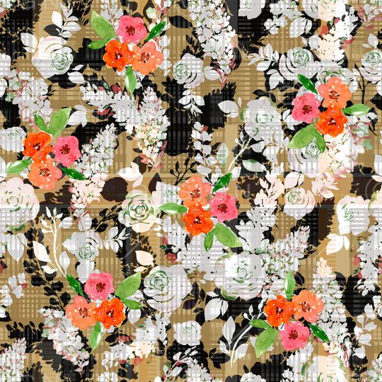 格子印花华亿平台图片