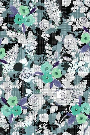 格子印花华亿平台图片