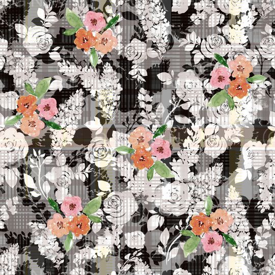 格子印花华亿平台图片