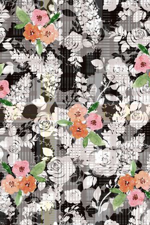 格子印花华亿平台图片