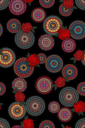 民族风印花华亿平台图片