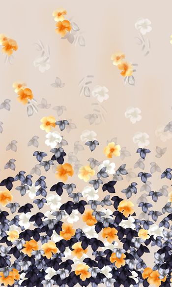 小碎花印花华亿平台图片