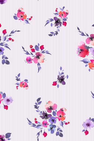 小碎花印花华亿平台图片