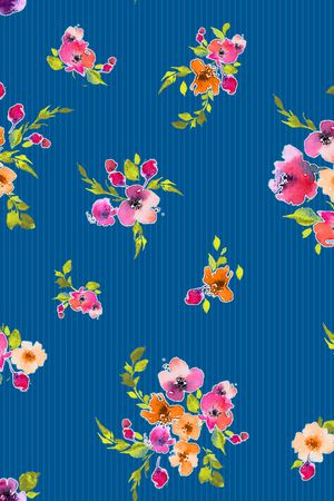 小碎花印花华亿平台图片