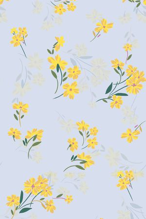 小碎花印花华亿平台图片