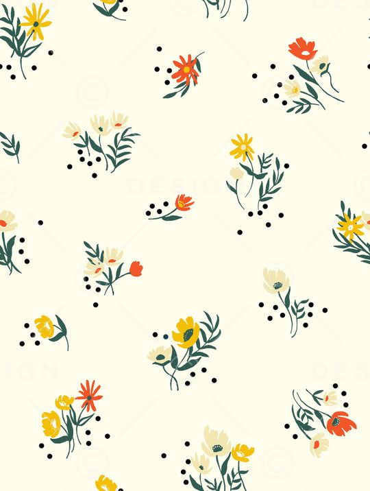 小碎花印花华亿平台图片