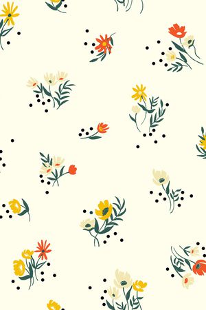 小碎花印花华亿平台图片