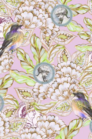 民族风印花华亿平台图片