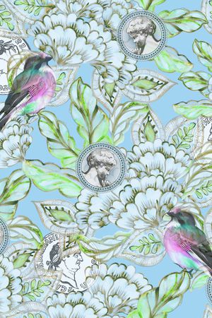 民族风印花华亿平台图片