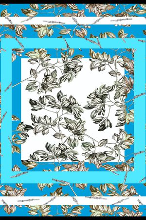 风格化花卉印花华亿平台图片