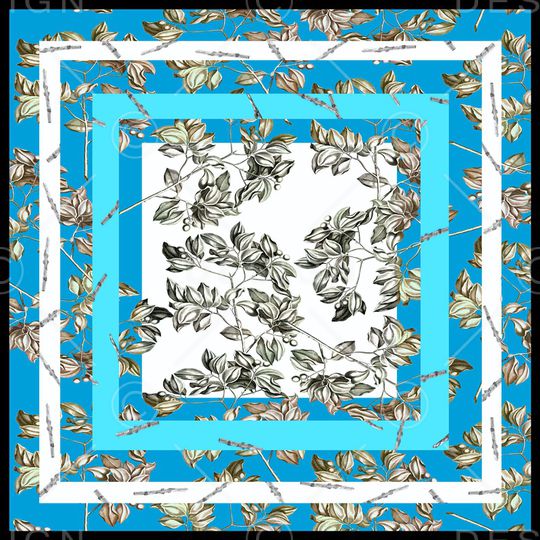 风格化花卉印花华亿平台图片