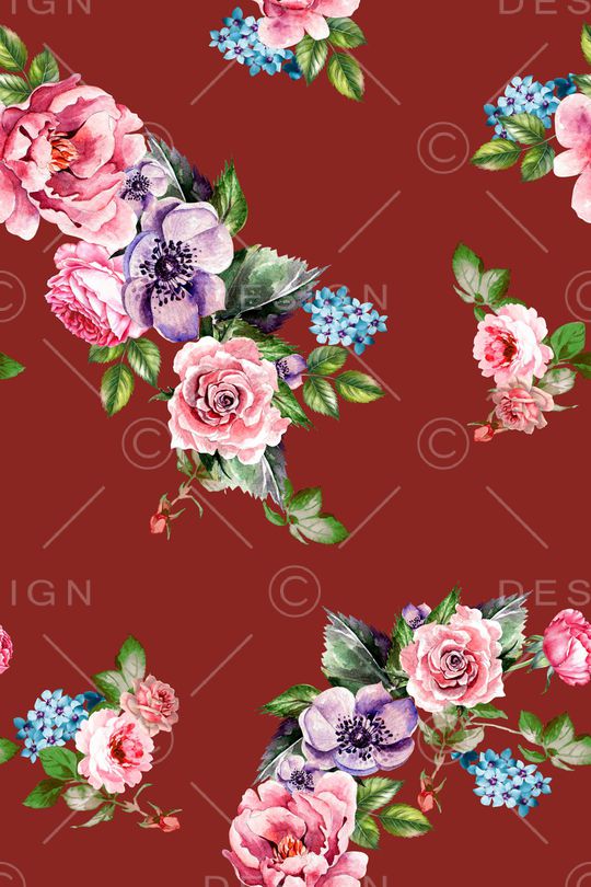 植物印花华亿平台图片