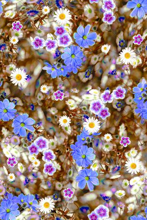 彩底花卉印花华亿平台图片