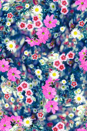 彩底花卉印花华亿平台图片