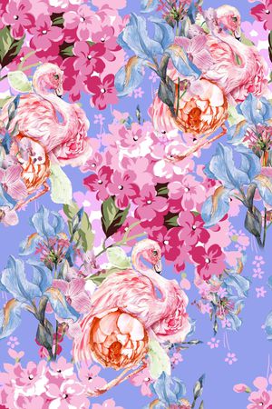 动物花卉印花华亿平台图片