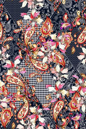 民族风印花华亿平台图片