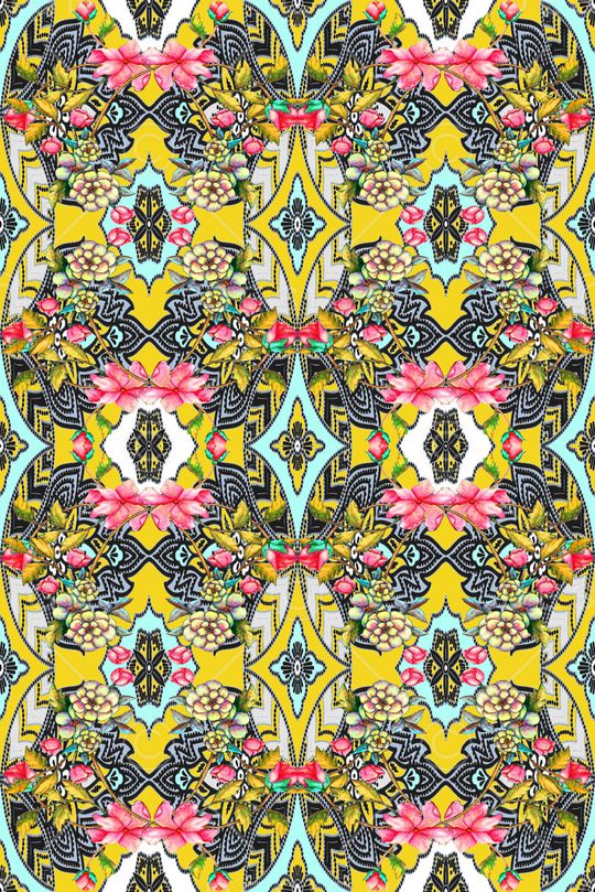 民族风印花华亿平台图片