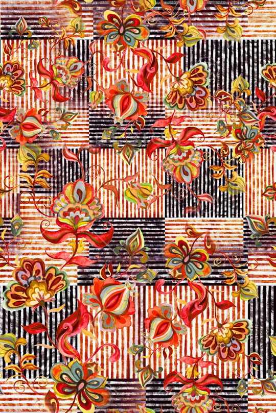 民族风印花华亿平台图片