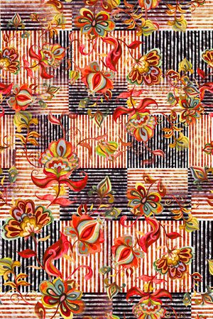 民族风印花华亿平台图片