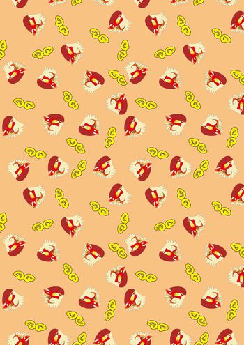 中国风印花华亿平台图片