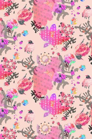 绘画印花华亿平台图片