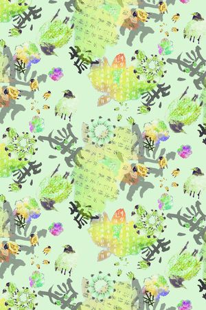 绘画印花华亿平台图片