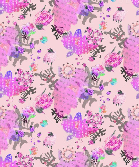 绘画印花华亿平台图片