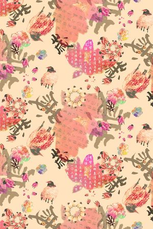 绘画印花华亿平台图片