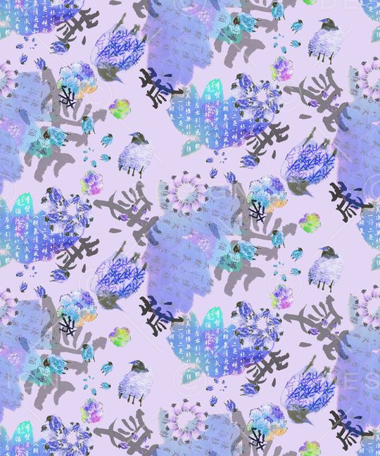 绘画印花华亿平台图片