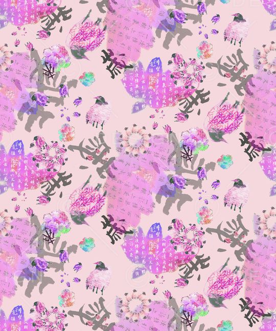 绘画印花华亿平台图片