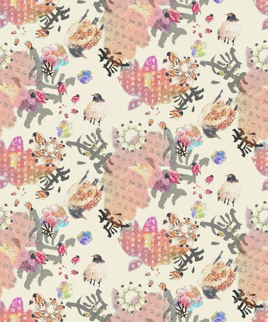 绘画印花华亿平台图片