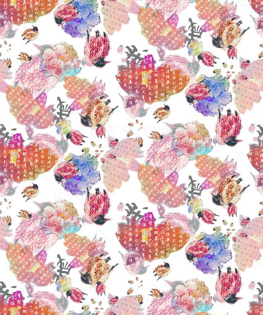 绘画印花华亿平台图片