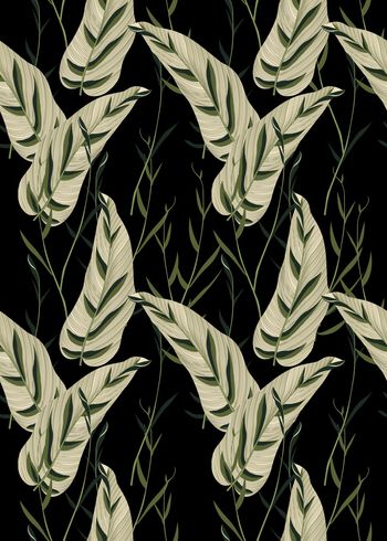 植物印花华亿平台图片