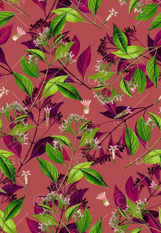 植物印花华亿平台图片