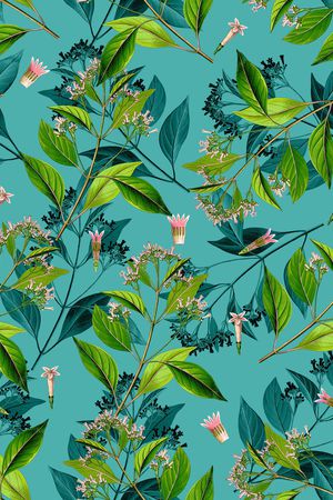 植物印花华亿平台图片