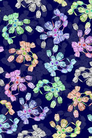 郁金香印花华亿平台图片