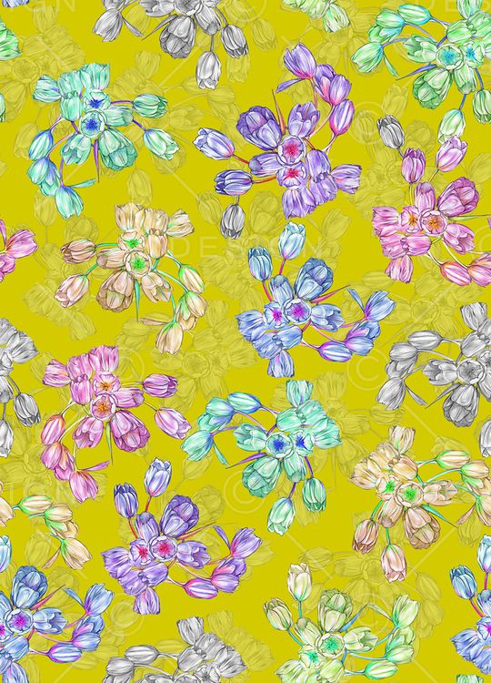 郁金香印花华亿平台图片