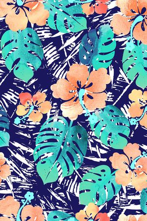 春夏华亿平台印花华亿平台图片