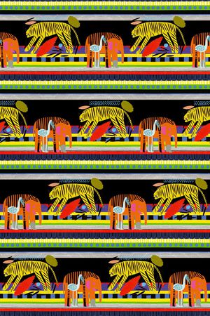 条纹印花华亿平台图片